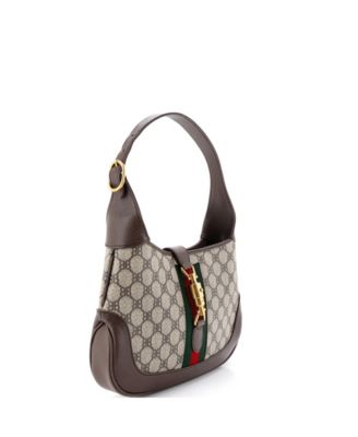 Small x Gucci The Hacker Project Jackie 1961 Hobo BB Coated Canvas