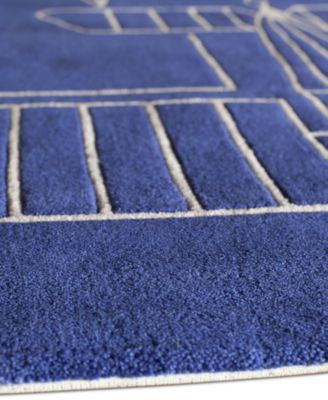 Lil Mo Hipster LMT-16 Aero Navy 4'x6' Area Rug