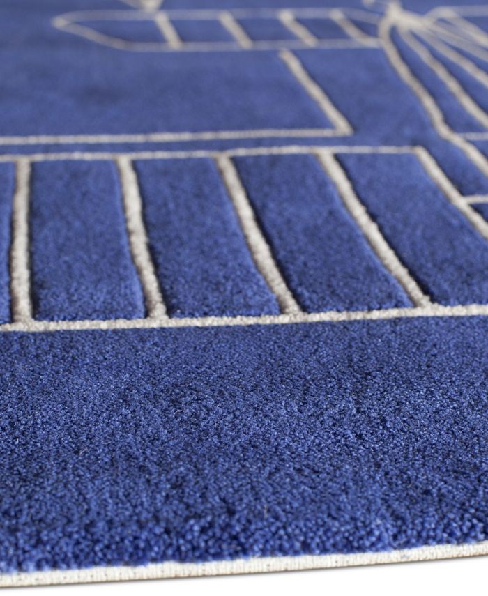 Momeni Lil Mo Hipster LMT16 Aero Navy 4'x6' Area Rug Macy's