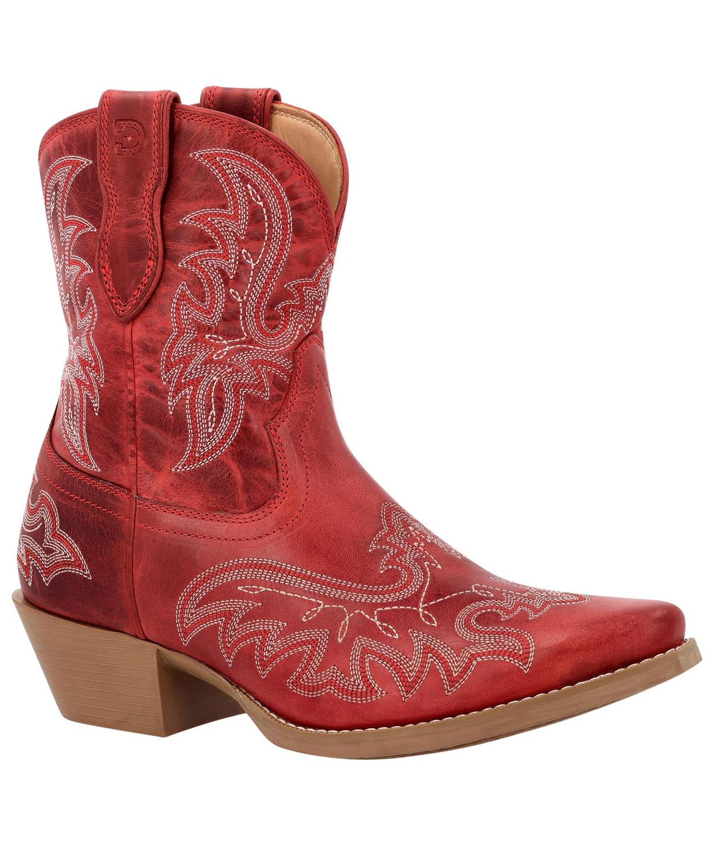 Женские ботинки Durango Shyloh Pony Boot, цвет: Малиновый красный — фото 1
