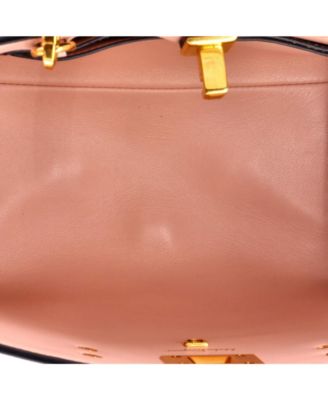 Small Studio Box Satchel Leather