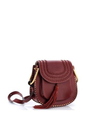 Small Hudson Handbag Whipstitch Leather
