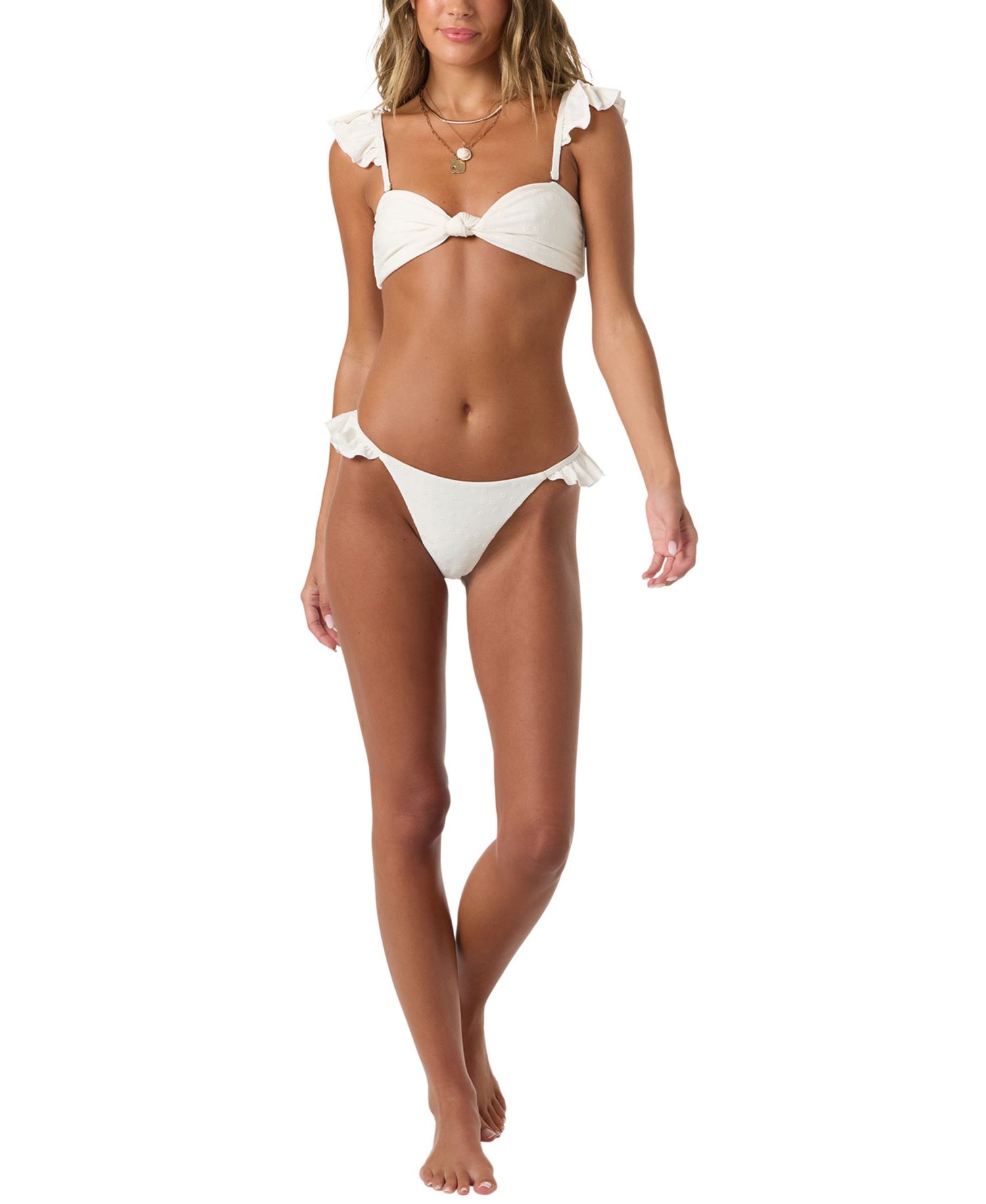 Darling Daisy Paradise Bandeau and Ruffle Bikini Bottoms