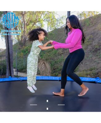 Outdoor Trampoline Bounce Combo W/Safety Closure Net Ladder