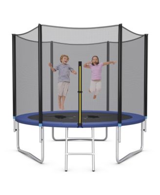 Outdoor Trampoline Bounce Combo W/Safety Closure Net Ladder