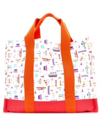 Large Petit Chartier Nappy Bag Printed Toile