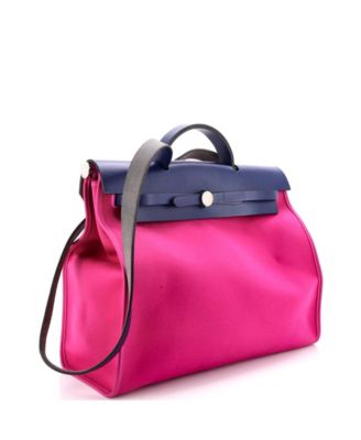 39 Herbag Zip Leather and Toile