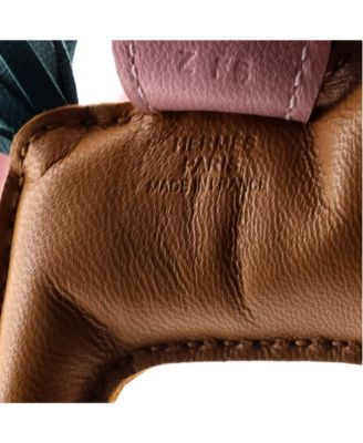 Pre-Owned HERMES PM GriGri Rodeo Bag Charm Leather