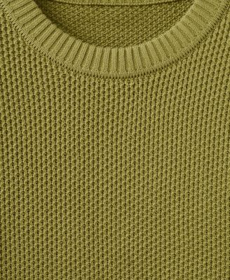 Men's Medium-Knit Microstructure Sweater