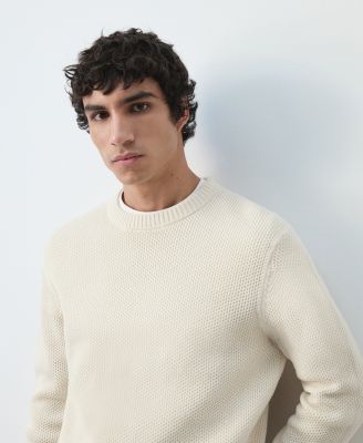 Men's Medium-Knit Microstructure Sweater