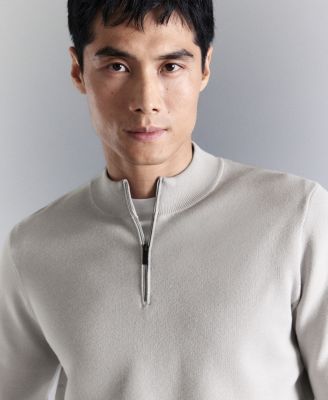 Men's Comfort Stretch Zip-Up Sweater