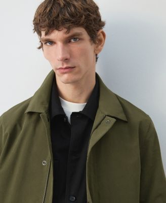 Men's Removable Hood Water-Repellent Parka