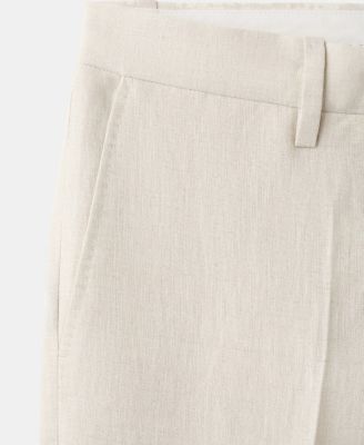 Men's Amalfi Linen Slim-Fit Suit Pants