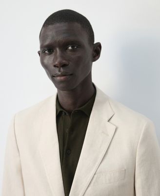 Men's Amalfi Linen Slim-Fit Suit Blazer