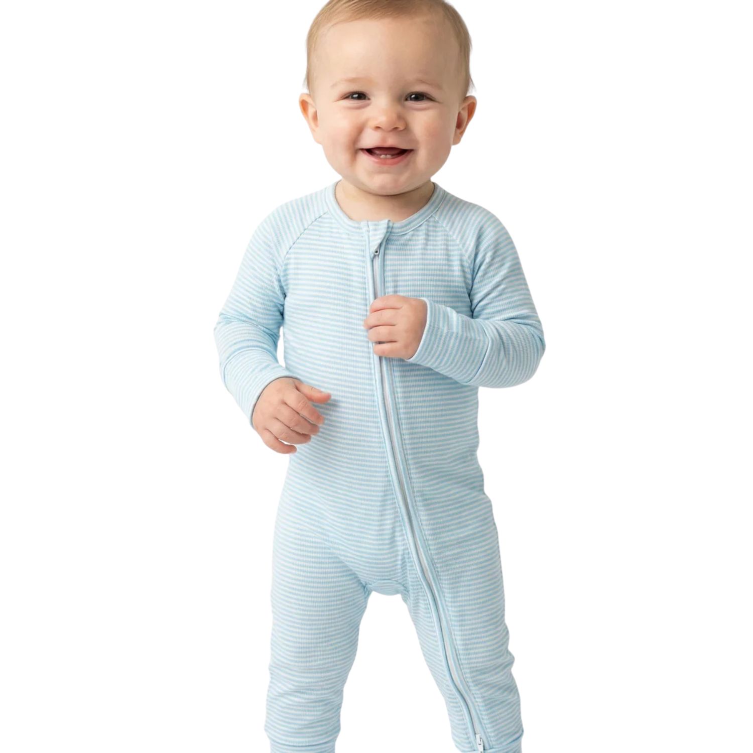 Baby Boys Seaside Stripe Bamboo Sleeper