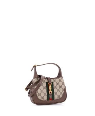 Mini x Gucci The Hacker Project Jackie 1961 Hobo BB Coated Canvas