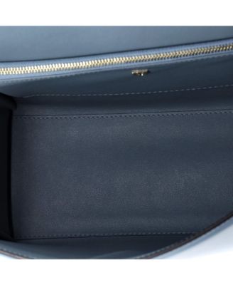 Large Boxyz Top Handle Bag Leather