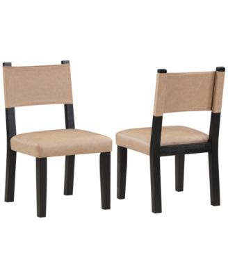Macai 8-Pc. Faux Leather Side Chair Set