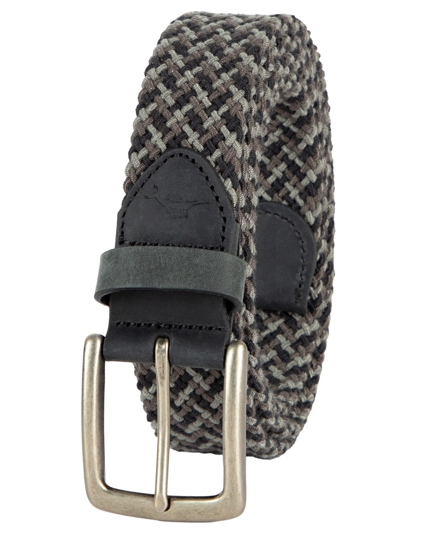 Мужской ремень Tommy Bahama 38 MM Stretch Web Belt, цвет: Чёрный — фото 4