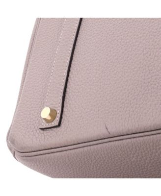 Birkin 35 Handbag Grey Togo with Gold Hardware