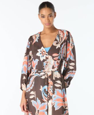 Women's Belted Cover-Up Swim Dress