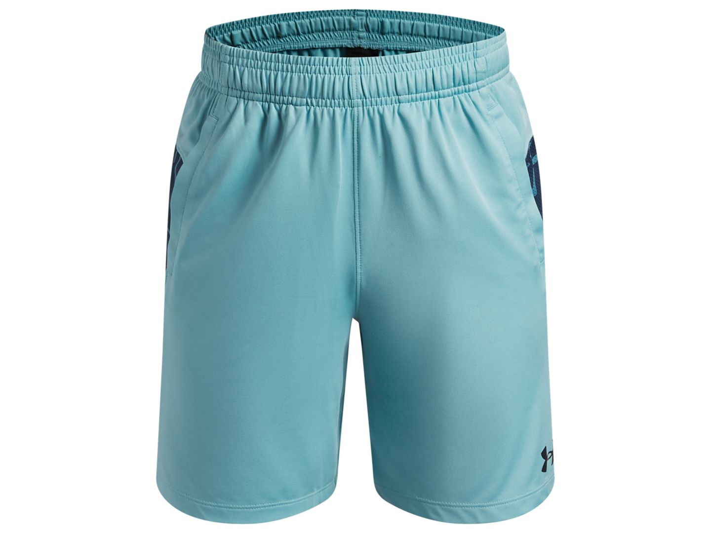 Шорты Under Armour Tech Vent Elastic Waistband Shorts для мальчиков, цвет: Синий мглистый — фото 1
