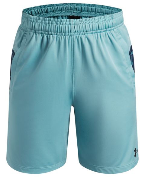 Шорты Under Armour Tech Vent Elastic Waistband Shorts для мальчиков, цвет: Синий мглистый