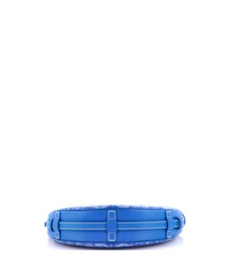 Hirondelle Shoulder Bag Coated Canvas and Leather