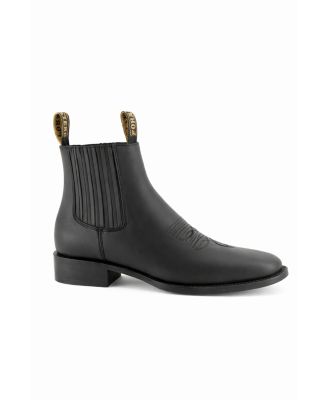 Men's Leather Chelsea Booties