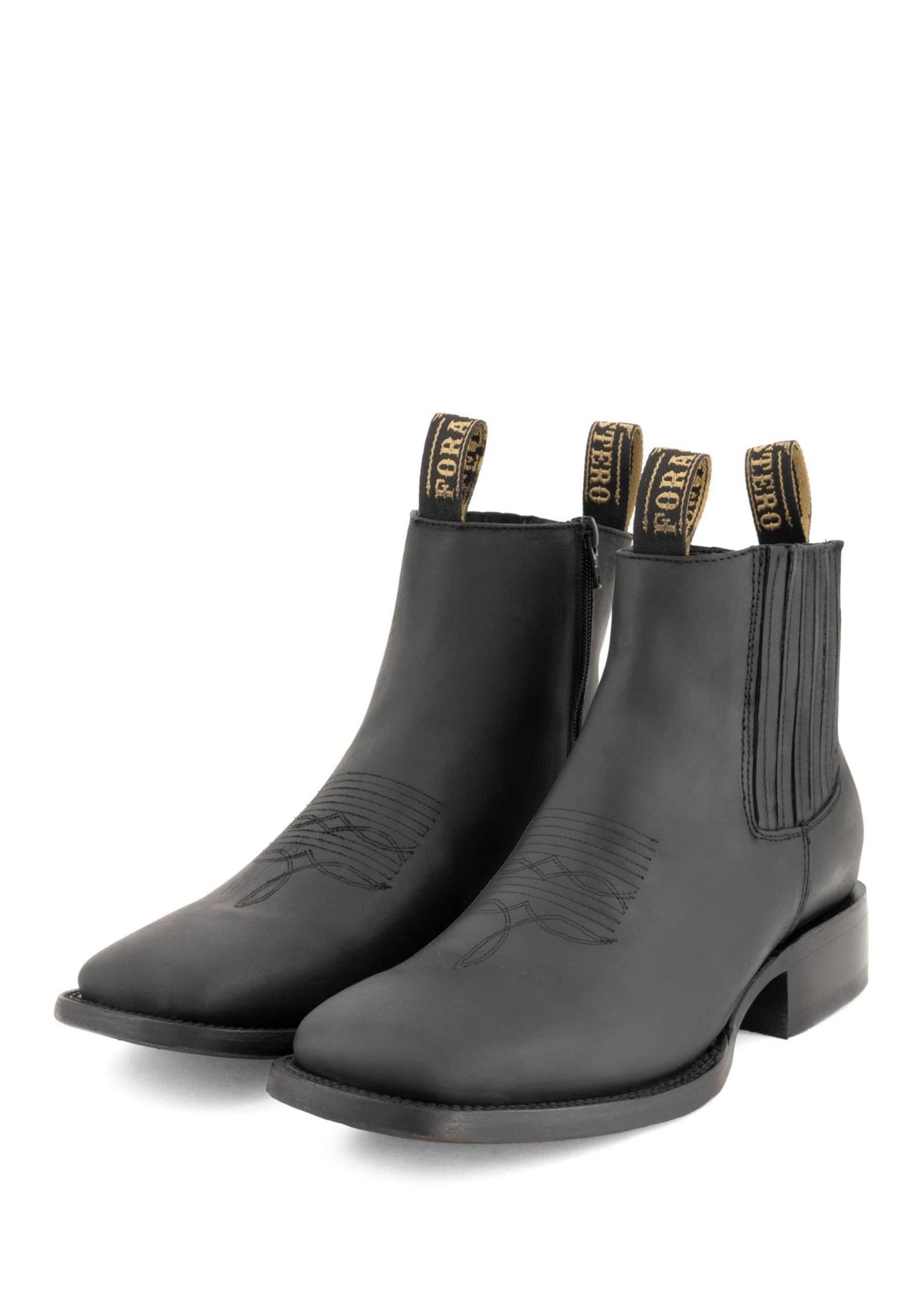 Мужские ботинки Forastero Leather Chelsea Booties, цвет: Чёрный — фото 4