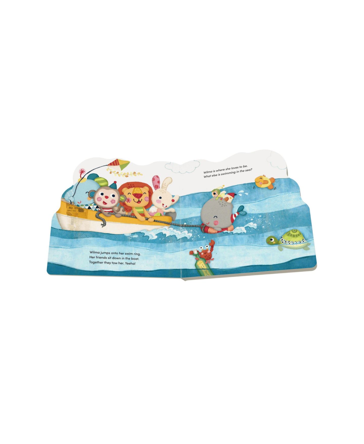 Детские мягкие игрушки Bababoo and friends Wilma Whale Book and Plush Set, цвет: Open Miscellaneous — фото 4