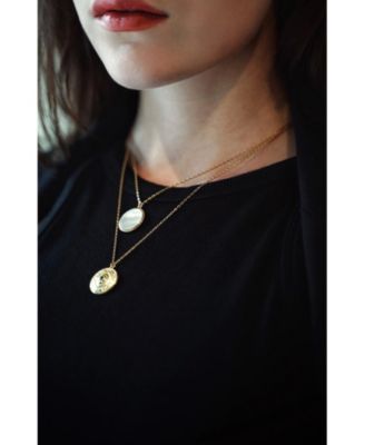 Compass Layered Necklace Set