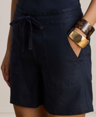 Women's Wide-Leg High-Rise Shorts