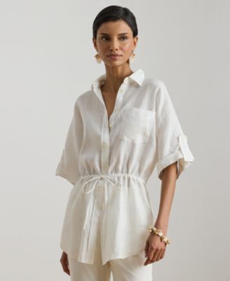 Women's Point Collar Tunic Shirt