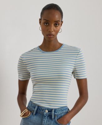 Women's Striped Short-Sleeve T-Shirt