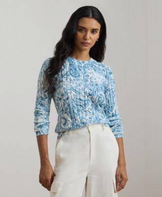 Women's Long-Sleeve Crew Neck Sweater