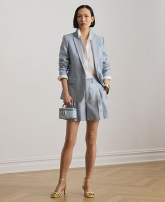 Women's Wide-Leg Pleated Shorts