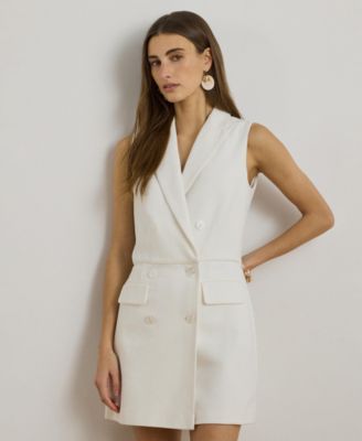 Women's Sleeveless Double-Breasted Romper