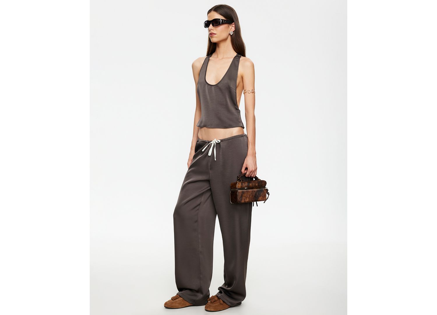 Women's Solid Drawstring Pants