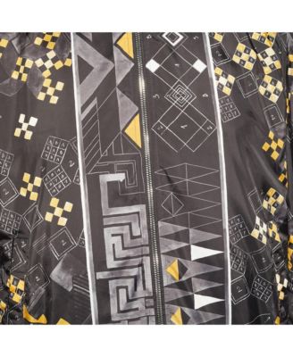 Men's Graphic Print Zip-Up Bomber Jacket