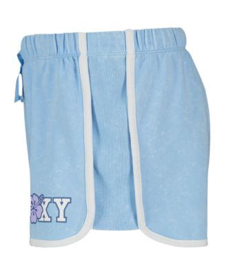 Girls' 7-16 Pull-On Ribbed Side Panel Shorts