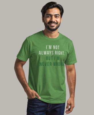 Men's Never Wrong Short-Sleeve Crew T-shirt