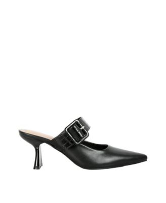 Womens Shein Star Slim Block Heel Mules