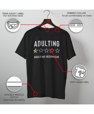 Men's Adulting Ratings Short Sleeve T-Shirt