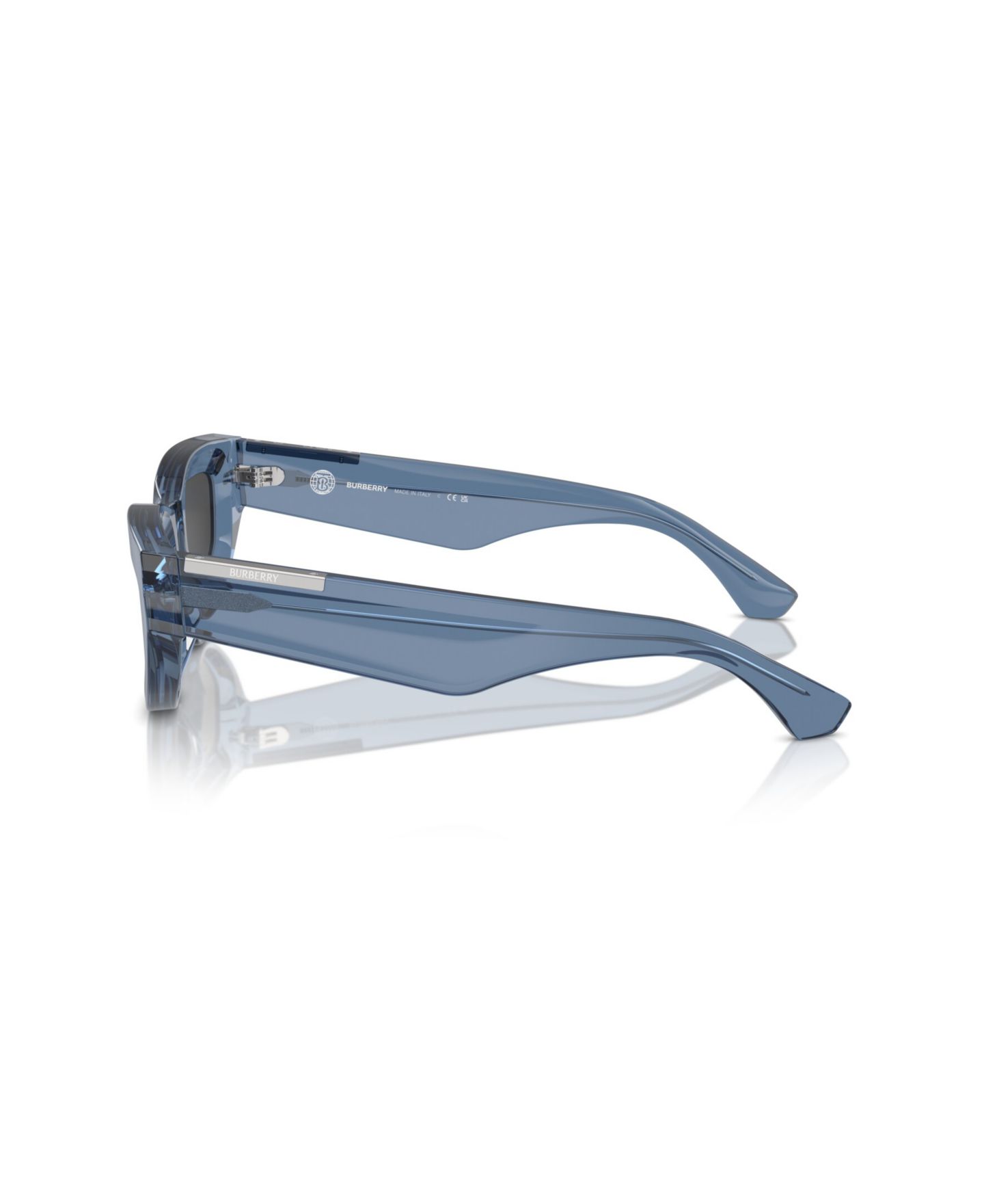 Женские солнцезащитные очки Burberry Cat Eye Sunglasses BE4425U, цвет: Синий — фото 3