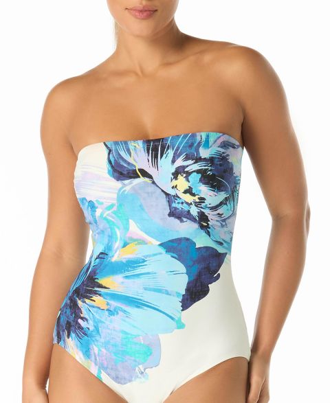 Женские купальники Carmen Marc Valvo Women's Bandeau One-Piece Swimsuit