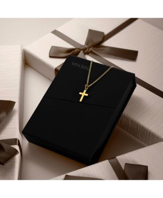 Women's Petite Cross - Gold Pendant