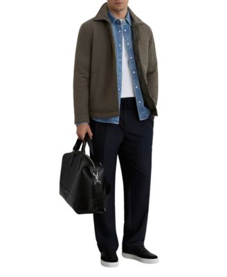 Men's Quilted Press-Stud Overshirt