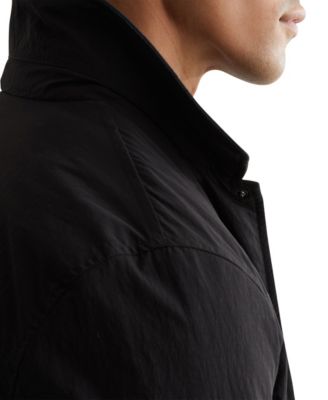 Men's Quilted Press-Stud Overshirt