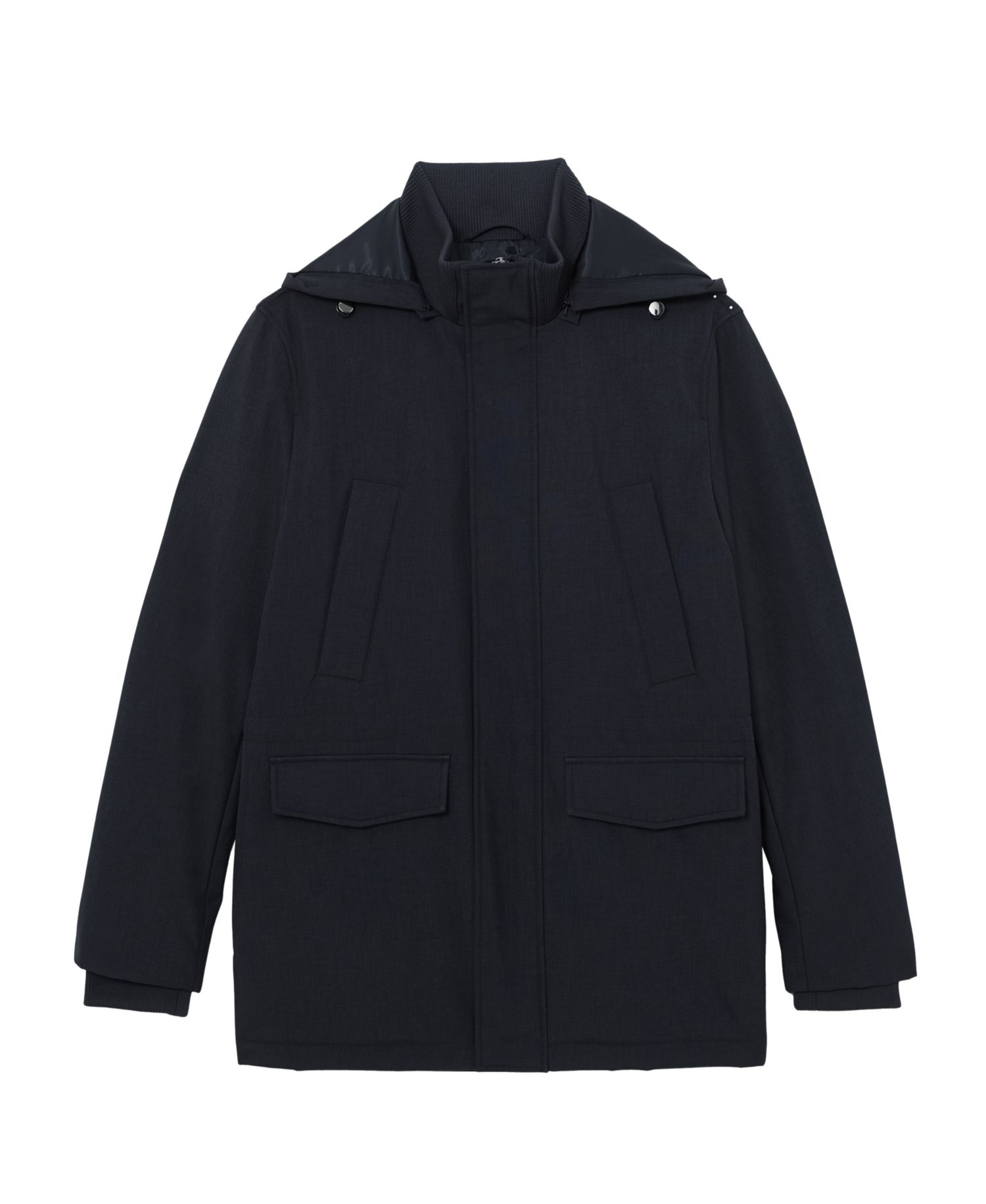 Men's Lord Hooded Zip-Through Padded Coat
